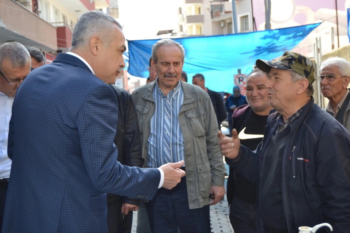 Savaş memleketi Çine'de ilgiyle karşılandı