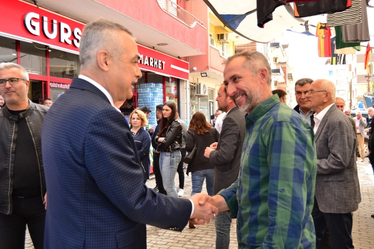 Savaş memleketi Çine'de ilgiyle karşılandı