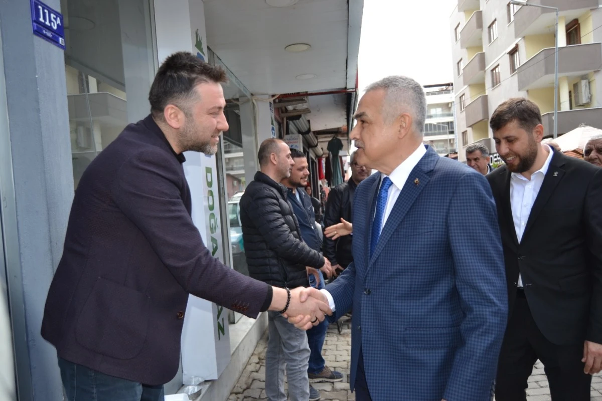 Savaş memleketi Çine'de ilgiyle karşılandı