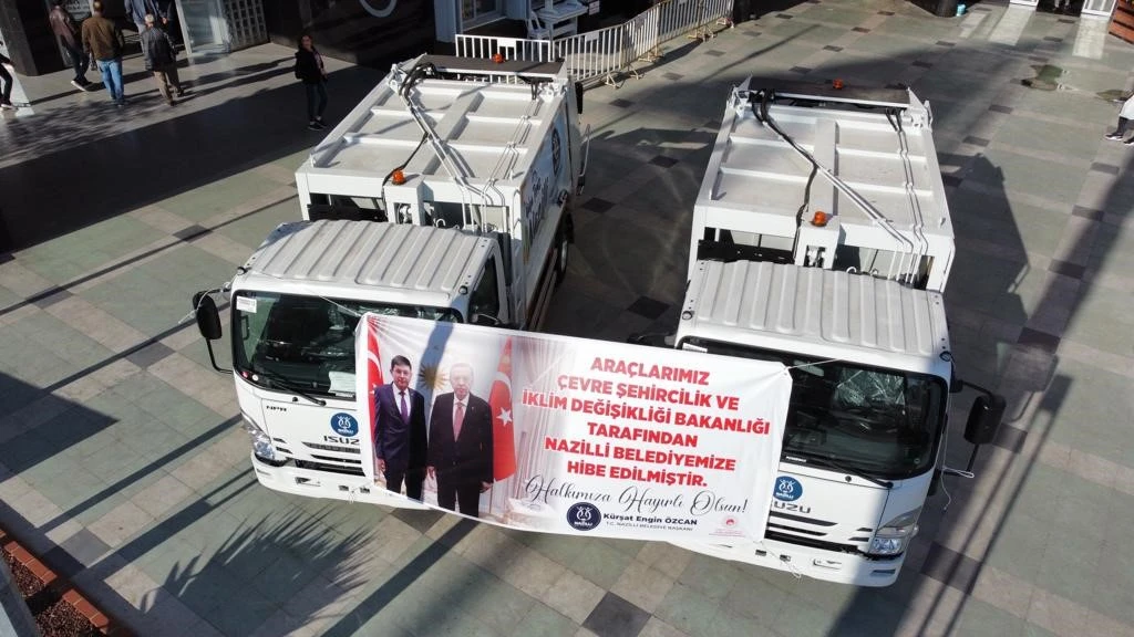 Nazilli Belediyesi&rsquo;nin filosuna 2 ara&ccedil; daha katıldı