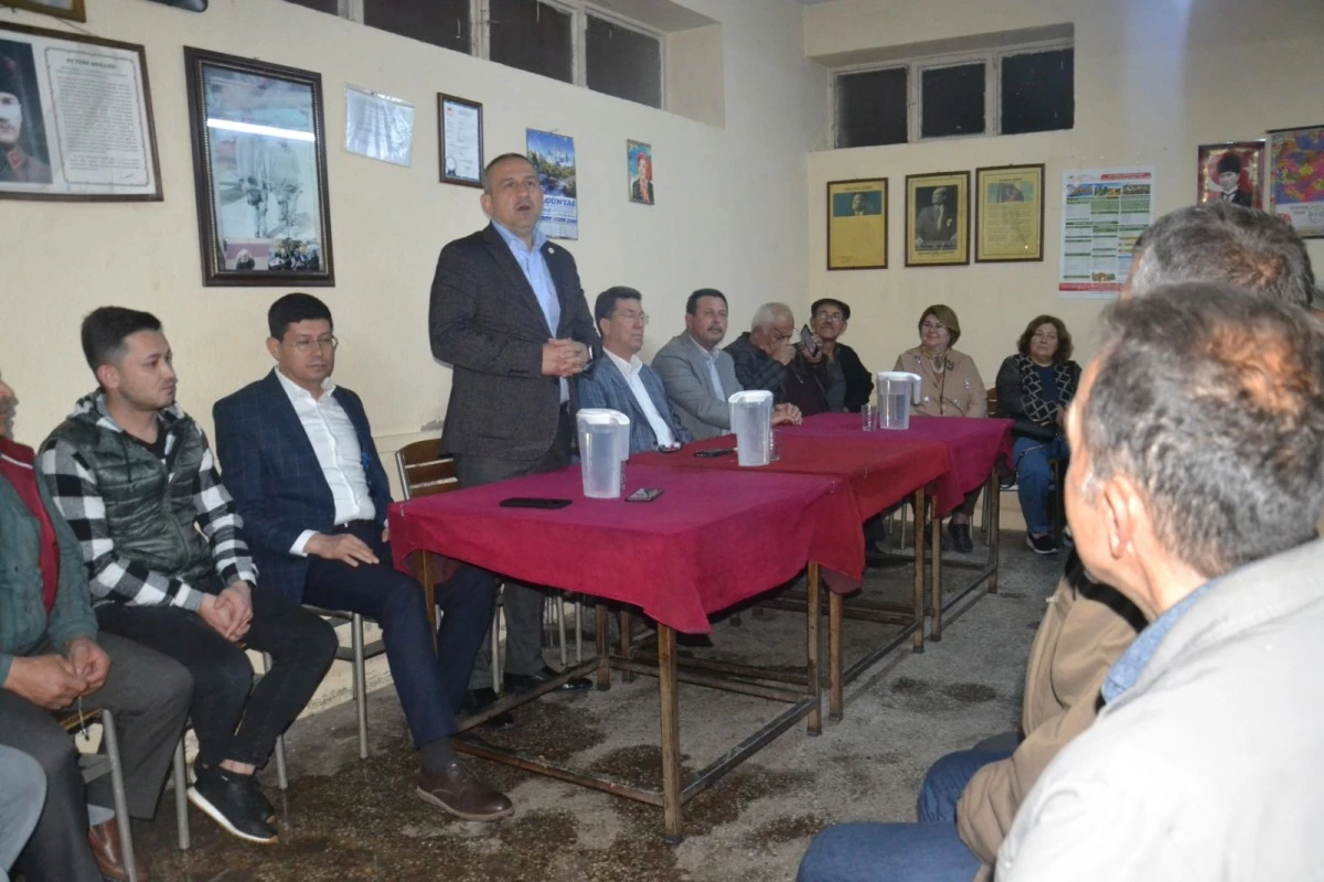 AK PARTİLİ ABAK NAZİLLİ'DE MEŞALELER İLE KARŞILANDI