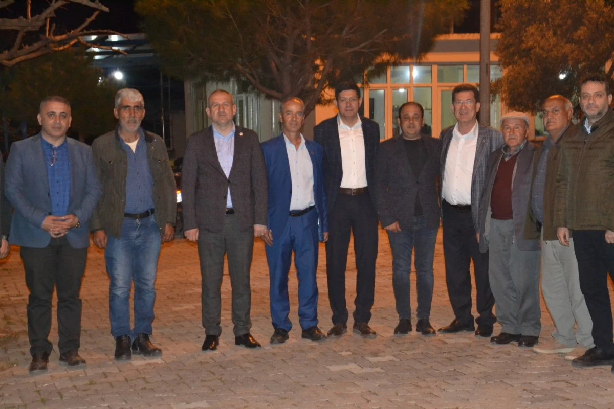AK PARTİLİ ABAK NAZİLLİ'DE MEŞALELER İLE KARŞILANDI