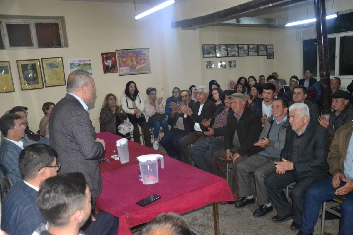 AK PARTİLİ ABAK NAZİLLİ'DE MEŞALELER İLE KARŞILANDI