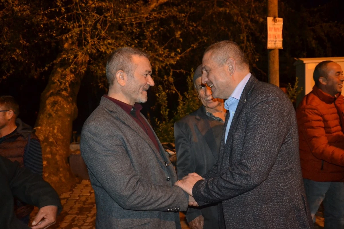 AK PARTİLİ ABAK NAZİLLİ'DE MEŞALELER İLE KARŞILANDI