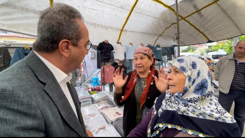 Emekli, üretici, esnaf, CHP’li Tezcan’a dert yandı: “Böyle pahalılık görmedik”