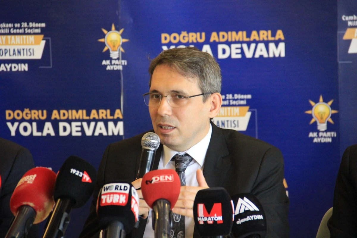 AK Parti Aydın İl Teşkilatı’ndan İHA, SİHA, TCG Anadolu ve TOGG’lu basın toplantısı