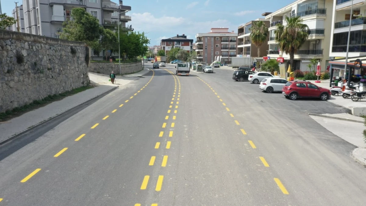 AYDIN BÜYÜKŞEHİR BELEDİYESİ KİRAZLI YOLU’NDA ÇALIŞMALARINI TAMAMLADI