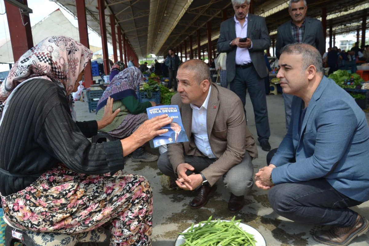 AK Partili Abak pazara çıktı
