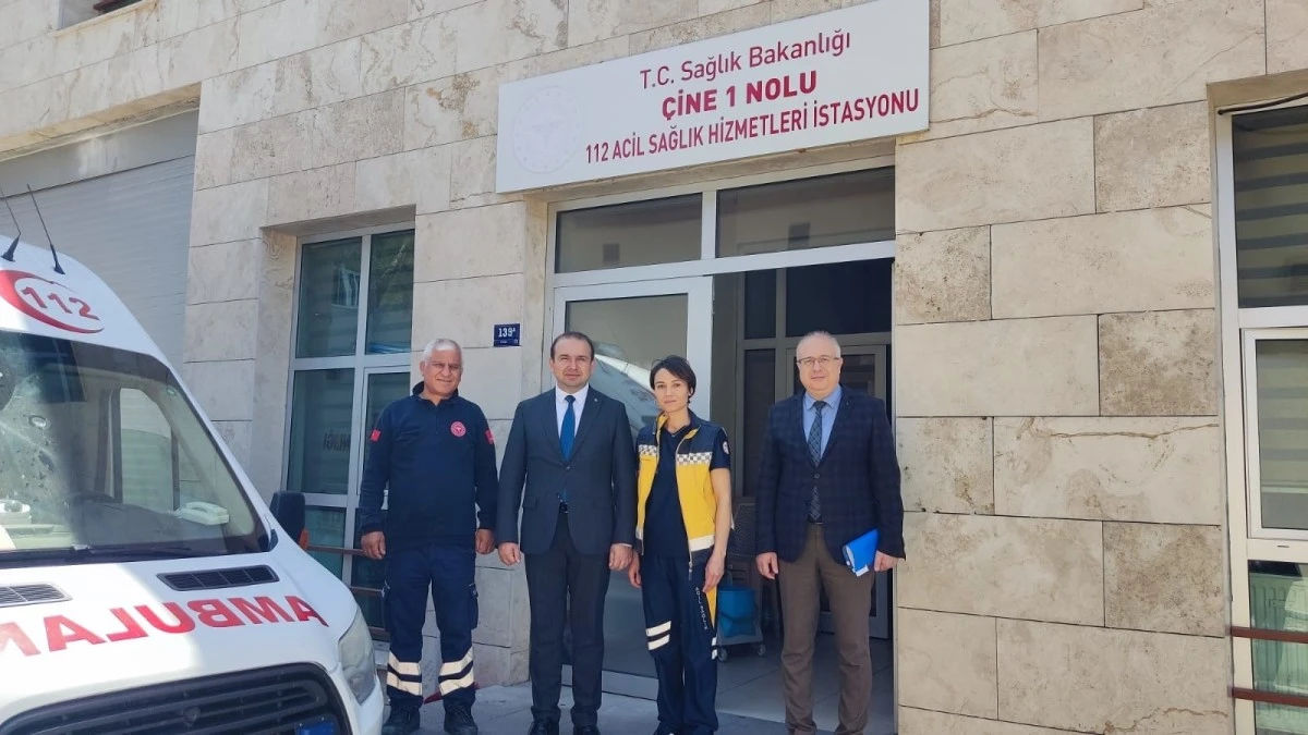 Aydın İl Sağlık Müdürü Şenkul, Çine'deki sağlık çalışmalarını inceledi