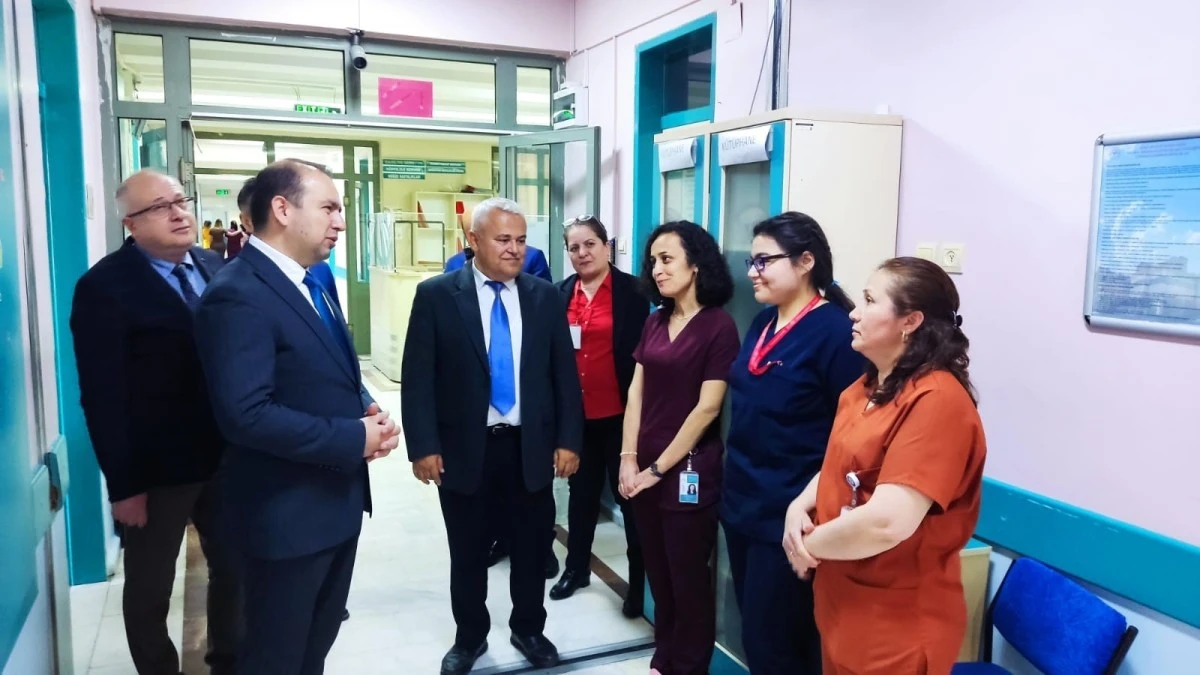 Aydın İl Sağlık Müdürü Şenkul, Çine'deki sağlık çalışmalarını inceledi