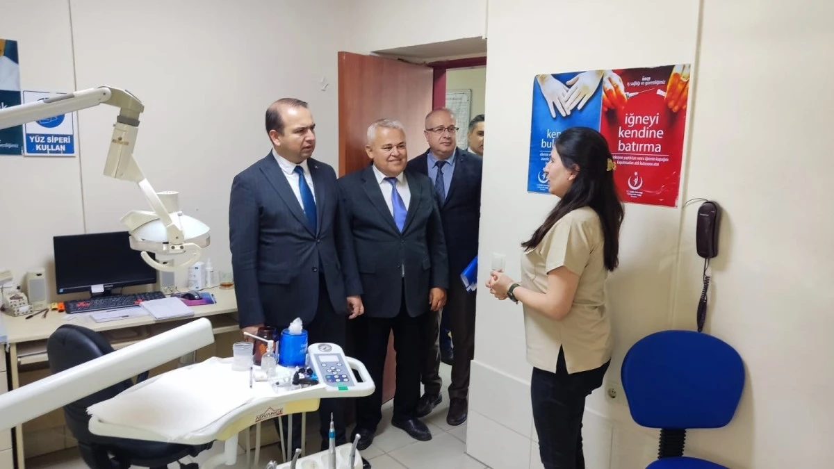Aydın İl Sağlık Müdürü Şenkul, Çine'deki sağlık çalışmalarını inceledi
