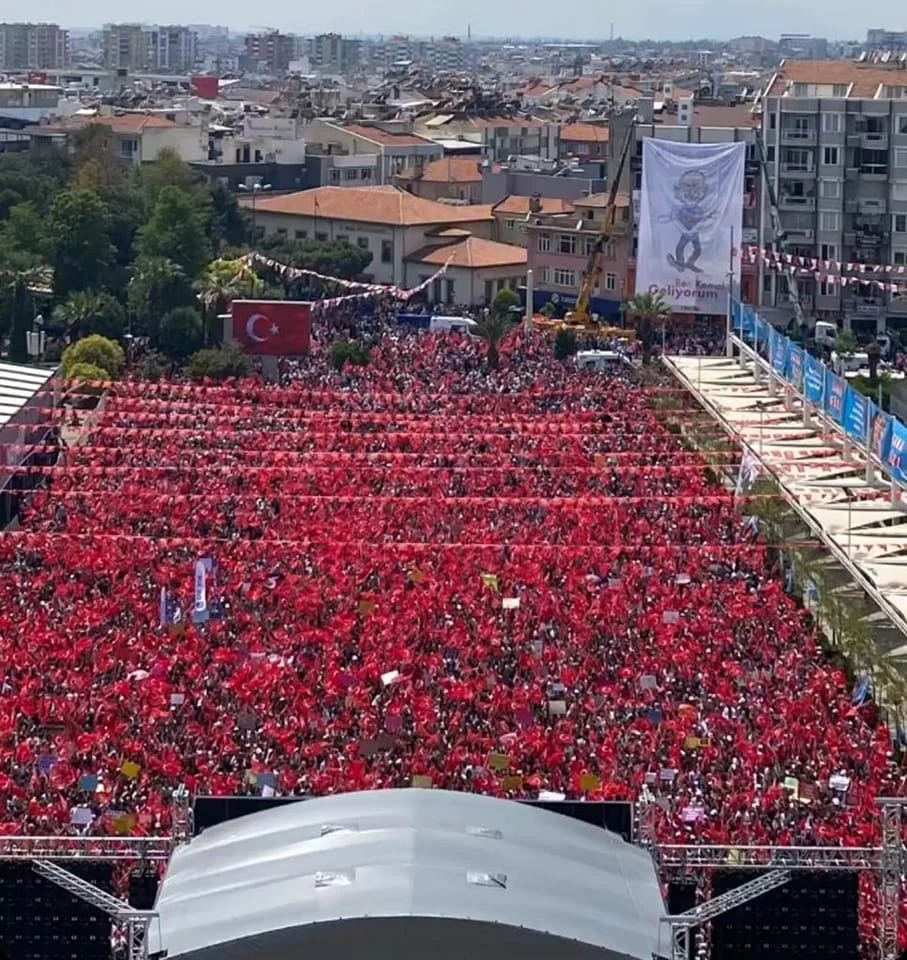 Kılıçdaroğlu Aydın'da tarih yazdı: 65.000