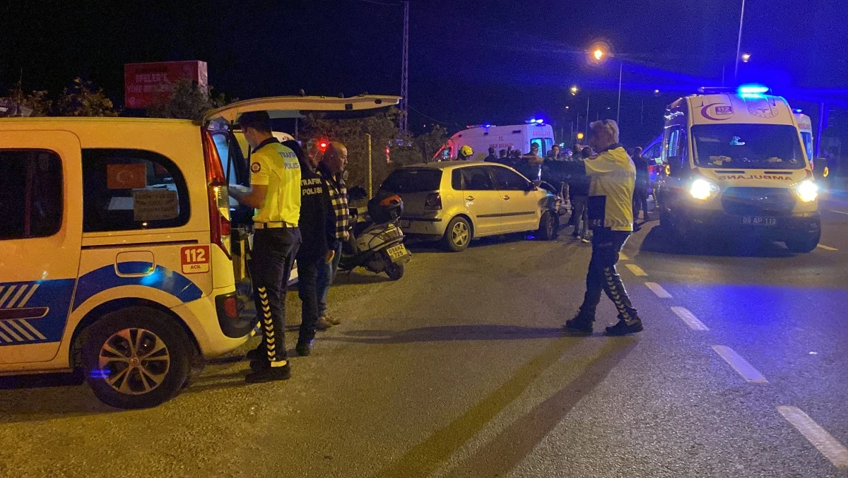 Aydın'da trafik kazası: 4 yaralı, 1 ölü
