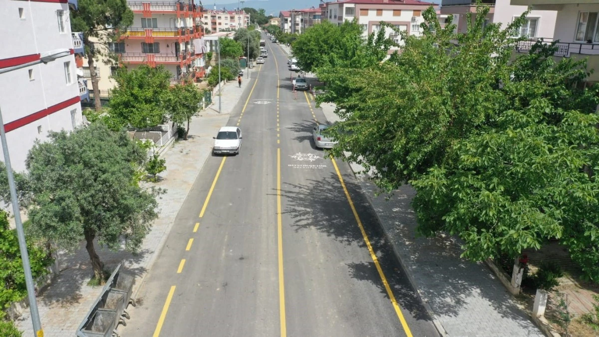 Aydın Büyükşehir Belediyesi Kuyucak'taki yol çalışmalarını tamamladı