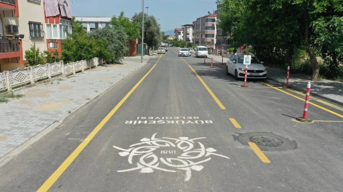 Aydın Büyükşehir Belediyesi Kuyucak'taki yol çalışmalarını tamamladı
