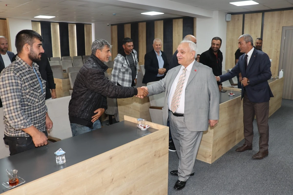 Kooperatif kurmak isteyen Şenköylülere başkan Kaplan’dan tam destek