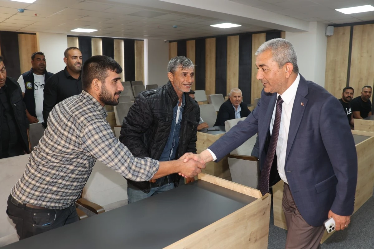 Kooperatif kurmak isteyen Şenköylülere başkan Kaplan’dan tam destek