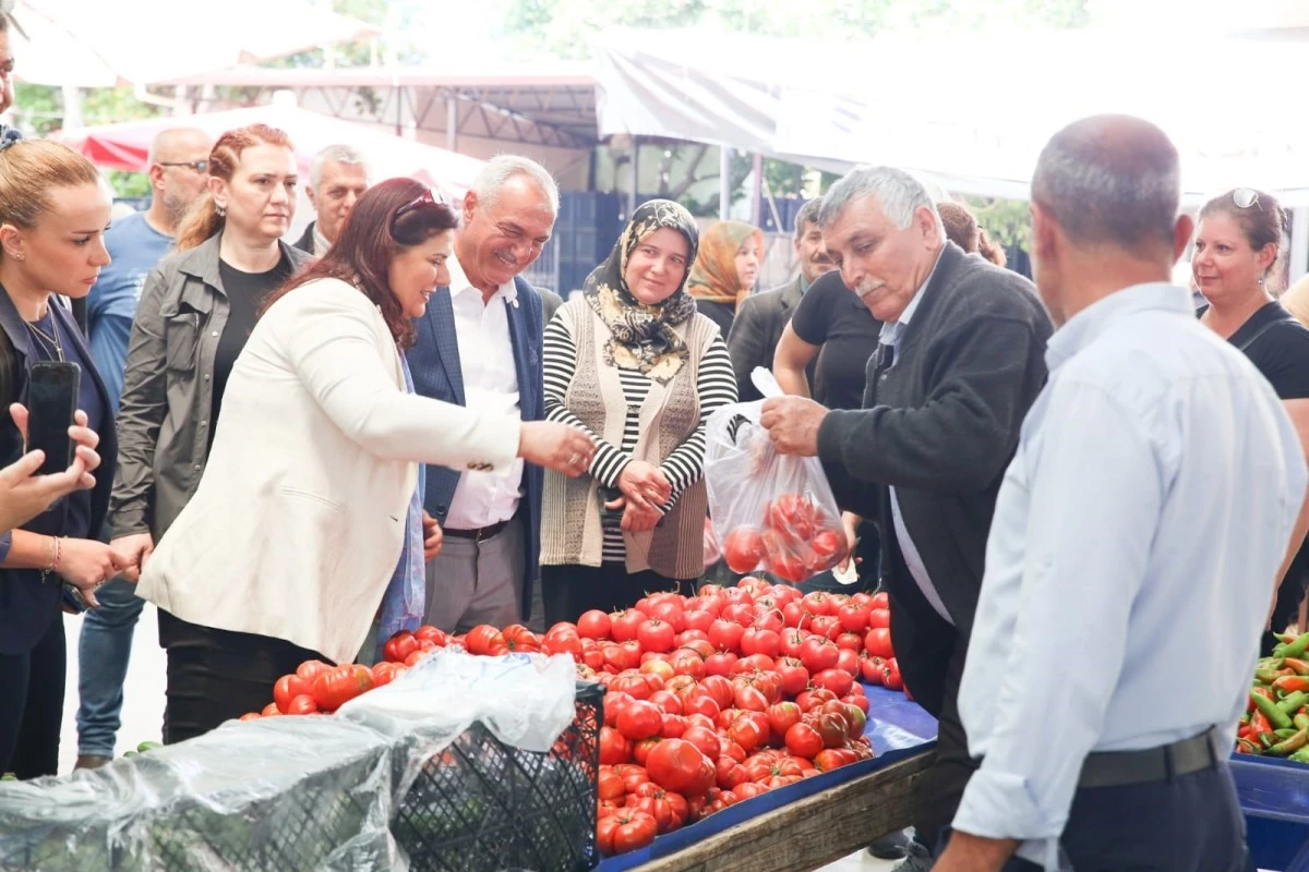 Başkan Çerçioğlu, Sultanhisar Pazarı’nı ziyaret etti