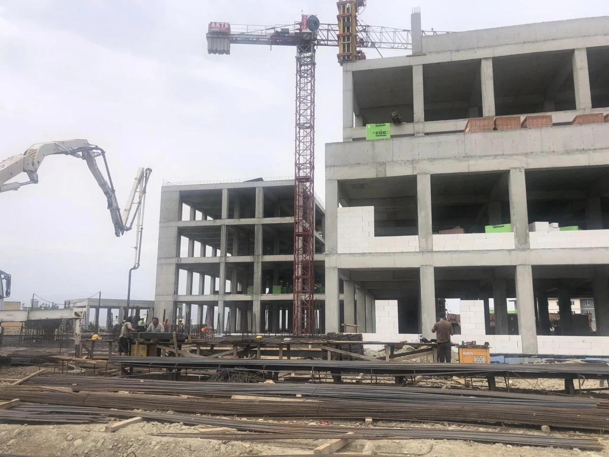 Yeni Çine Devlet Hastanesi inşaatının yüzde 50’si tamamlandı