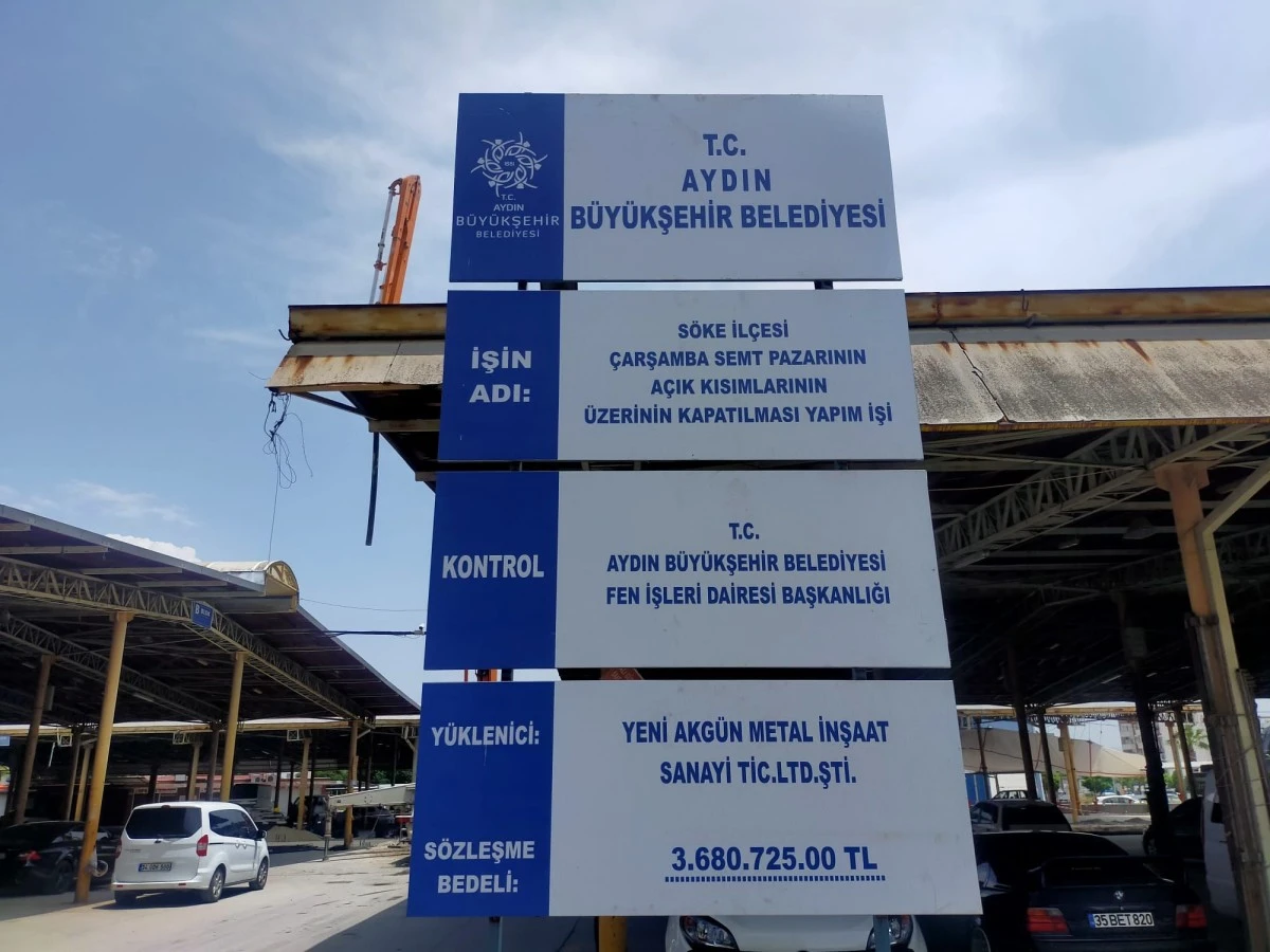 ÇERÇİOĞLU, SÖKE ÇARŞAMBA PAZARININ ÜSTÜNÜ KAPATIYOR