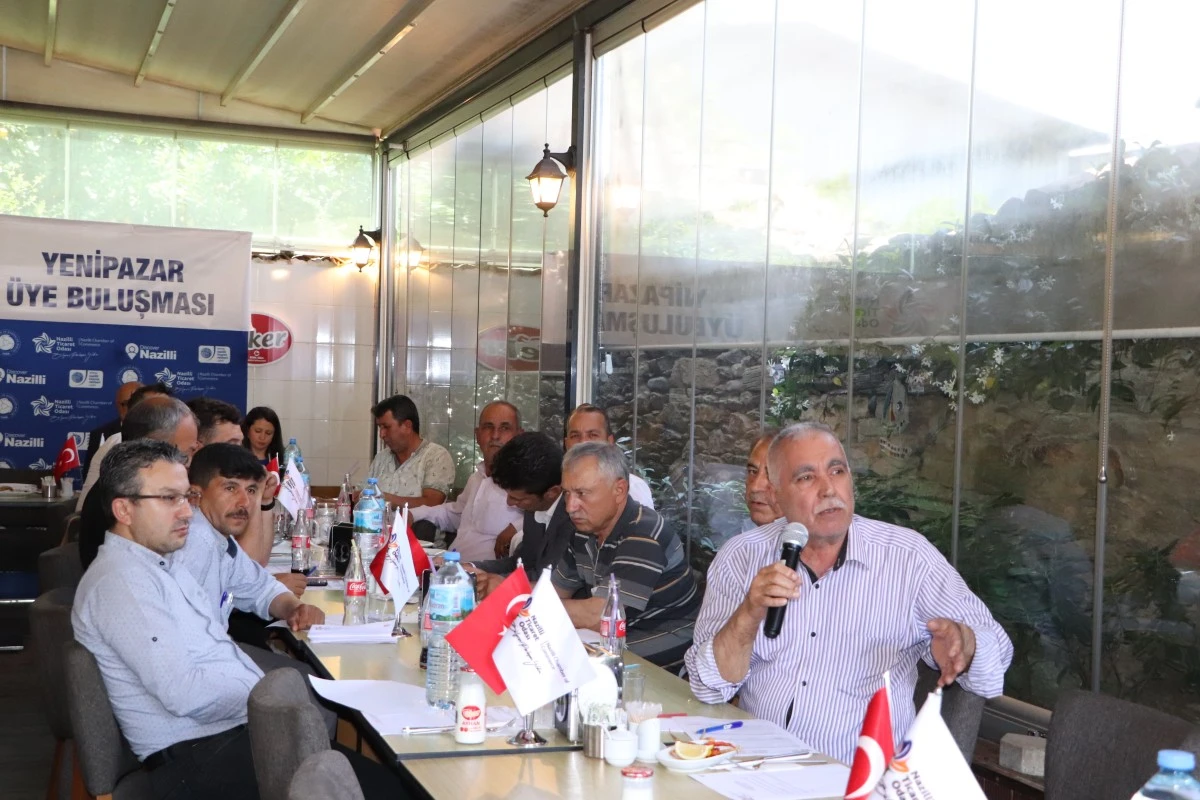 Nazilli Ticaret Odası Üye Buluşma Toplantısı Yenipazar’da yapıldı