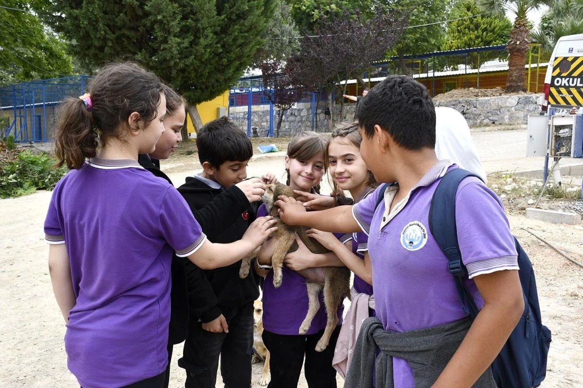Öğrenciler, Evcil Hayvan Rehabilitasyon Merkezi’ni gezdi