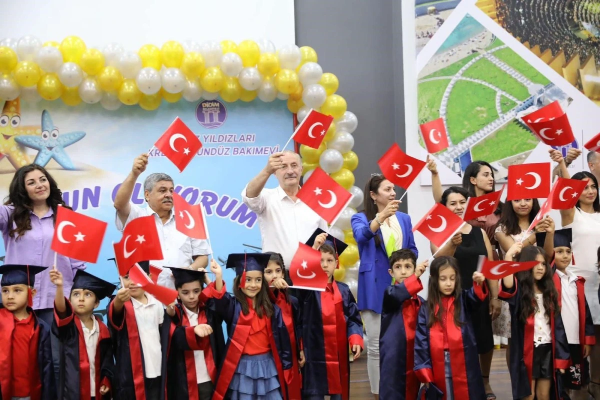 Didim Belediyesi kreşinde mezuniyet heyecanı yaşandı