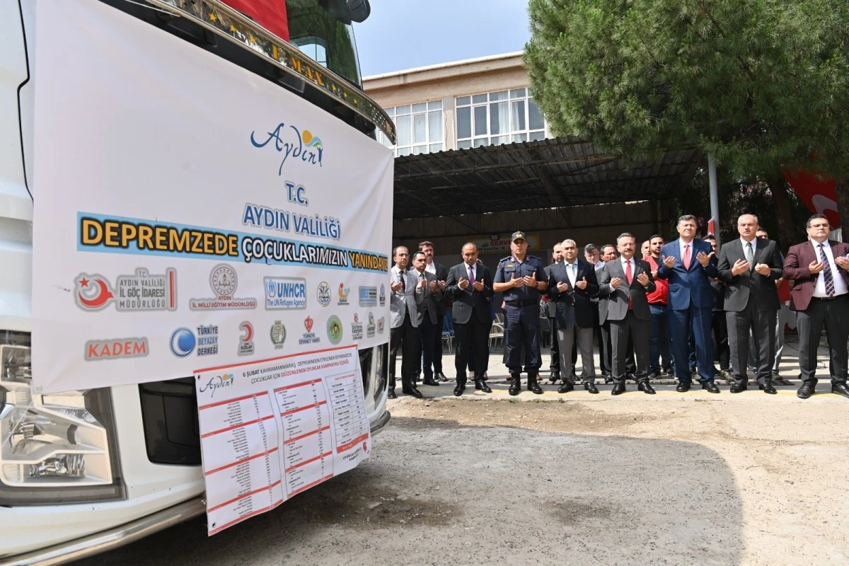 Aydın’dan deprem bölgesine 26 bin oyuncak