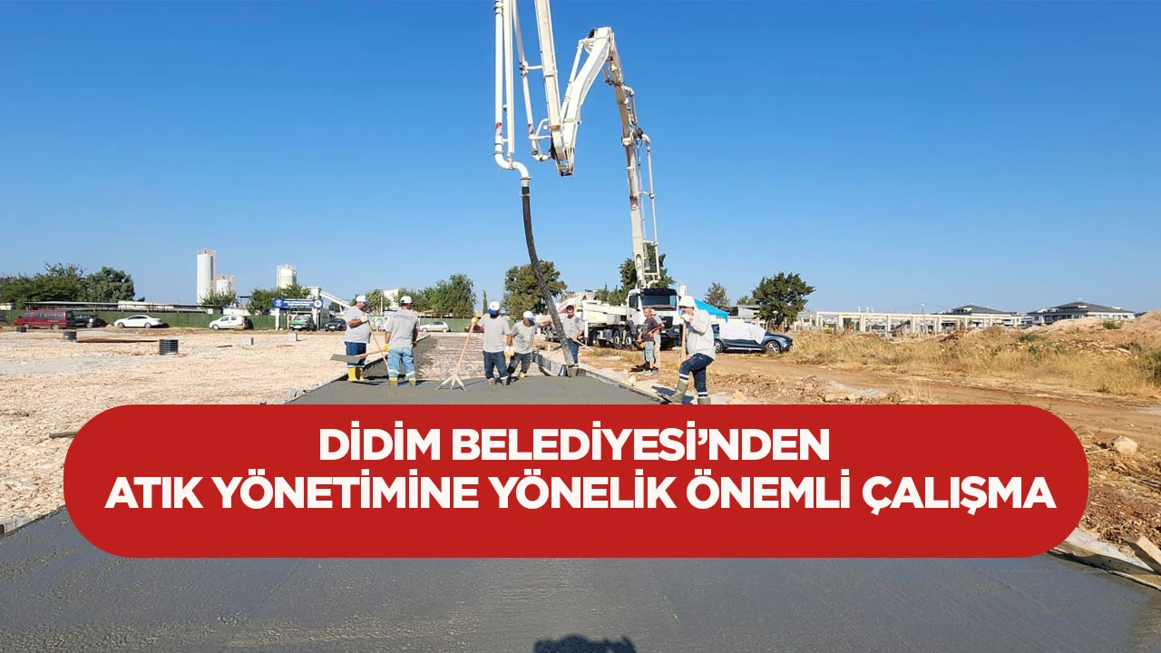 1.Sınıf Atık Getirme Merkezi Genişletiliyor