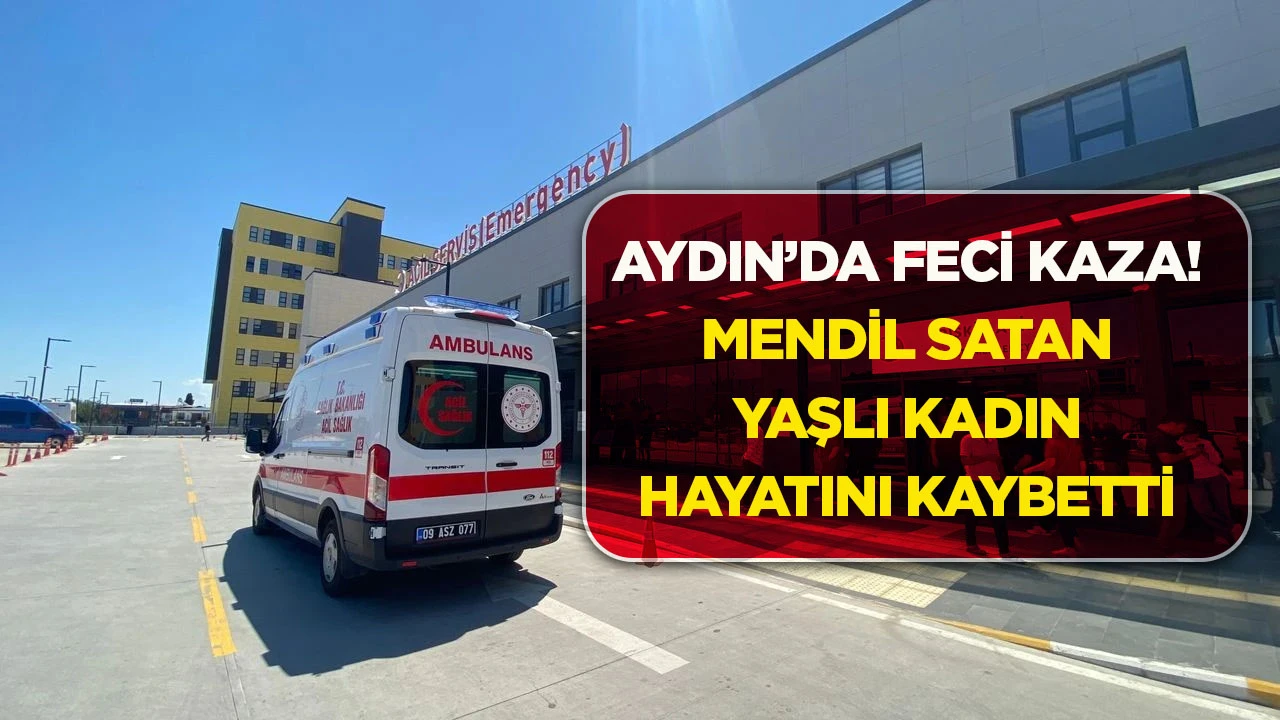 Aydın&rsquo;da feci kaza! Mendil satan yaşlı kadın hayatını kaybetti