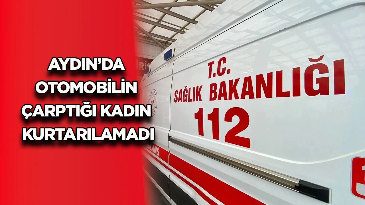 Aydın&rsquo;da otomobilin &ccedil;arptığı kadın kurtarılamadı