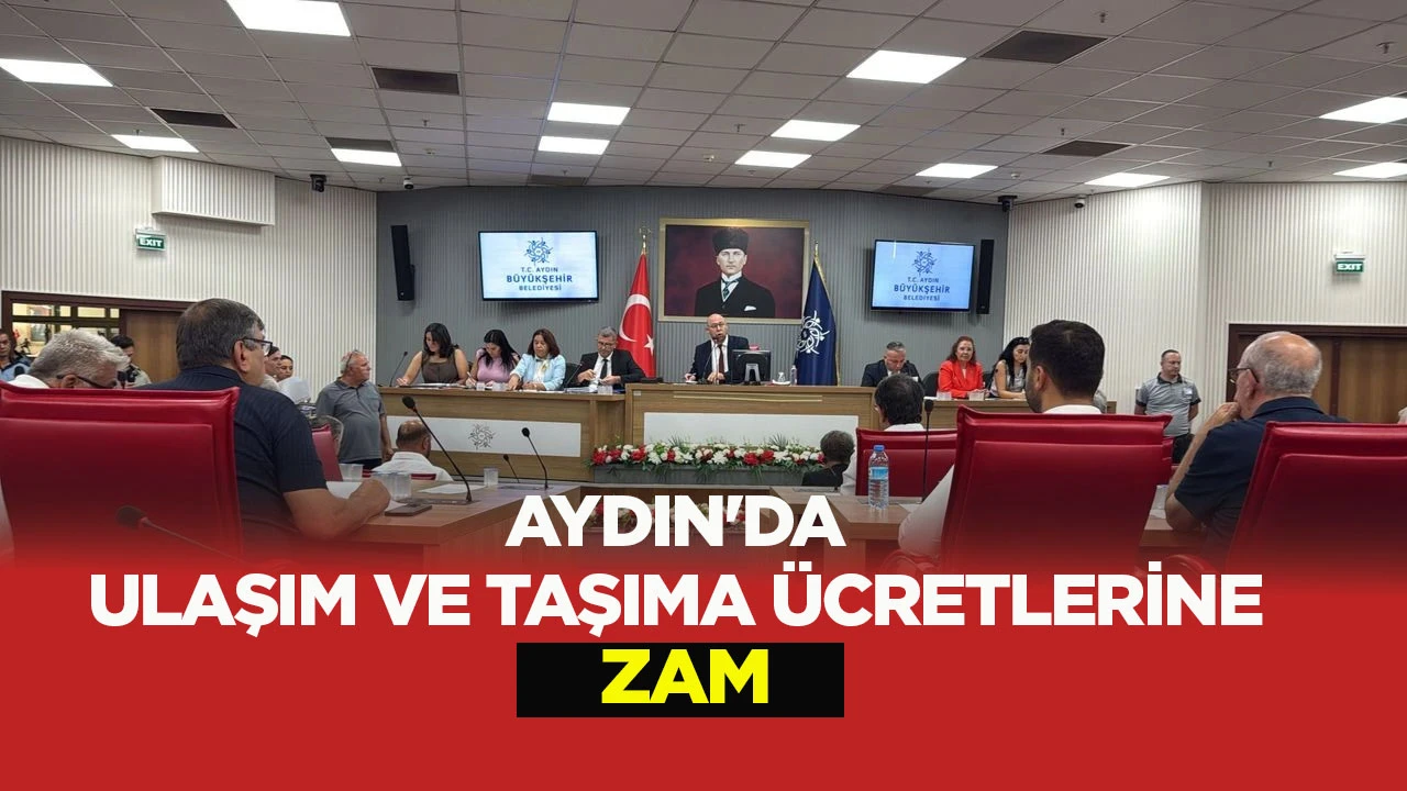 Aydın'da ulaşım ve taşıma &uuml;cretlerine zam