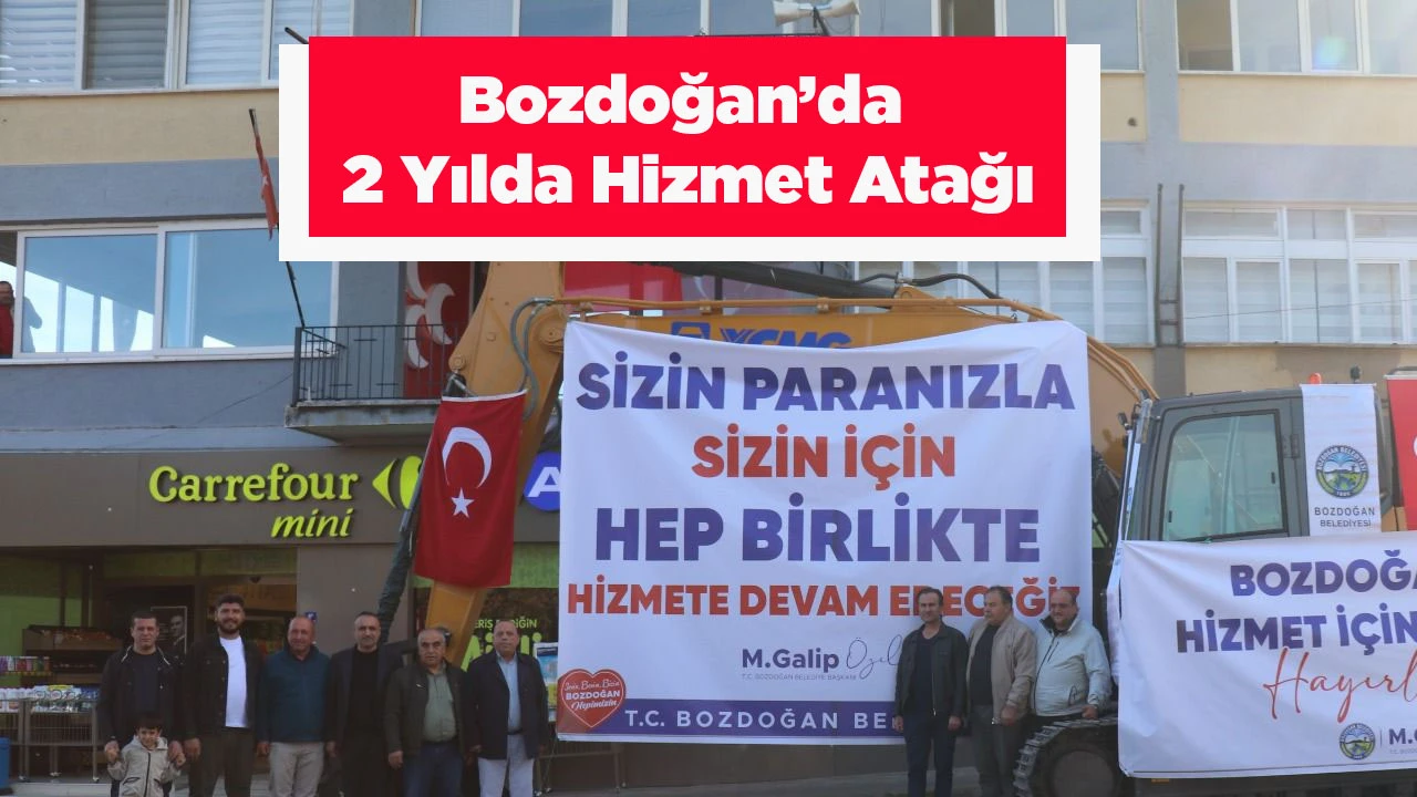 Bozdoğan&rsquo;da 2 Yılda Hizmet Atağı