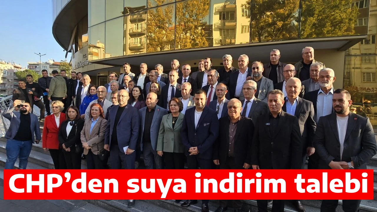 CHP&rsquo;den suya indirim talebi