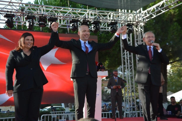 CHP Genel Başkanı Kılıçdaroğlu, Söke’de toplu temel atma törenine katıldı