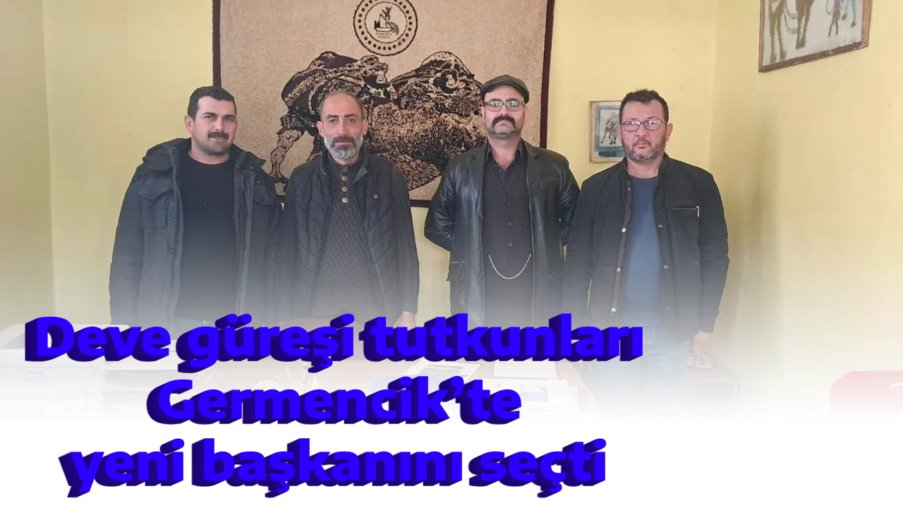 Deve g&uuml;reşi tutkunları Germencik&rsquo;te yeni başkanını se&ccedil;ti