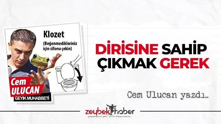 DİRİSİNE SAHİP  &Ccedil;IKMAK GEREK