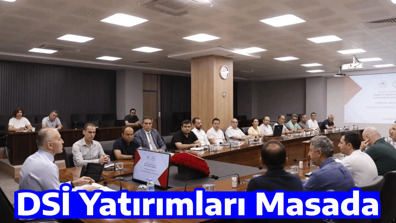DSİ Yatırımları Masada