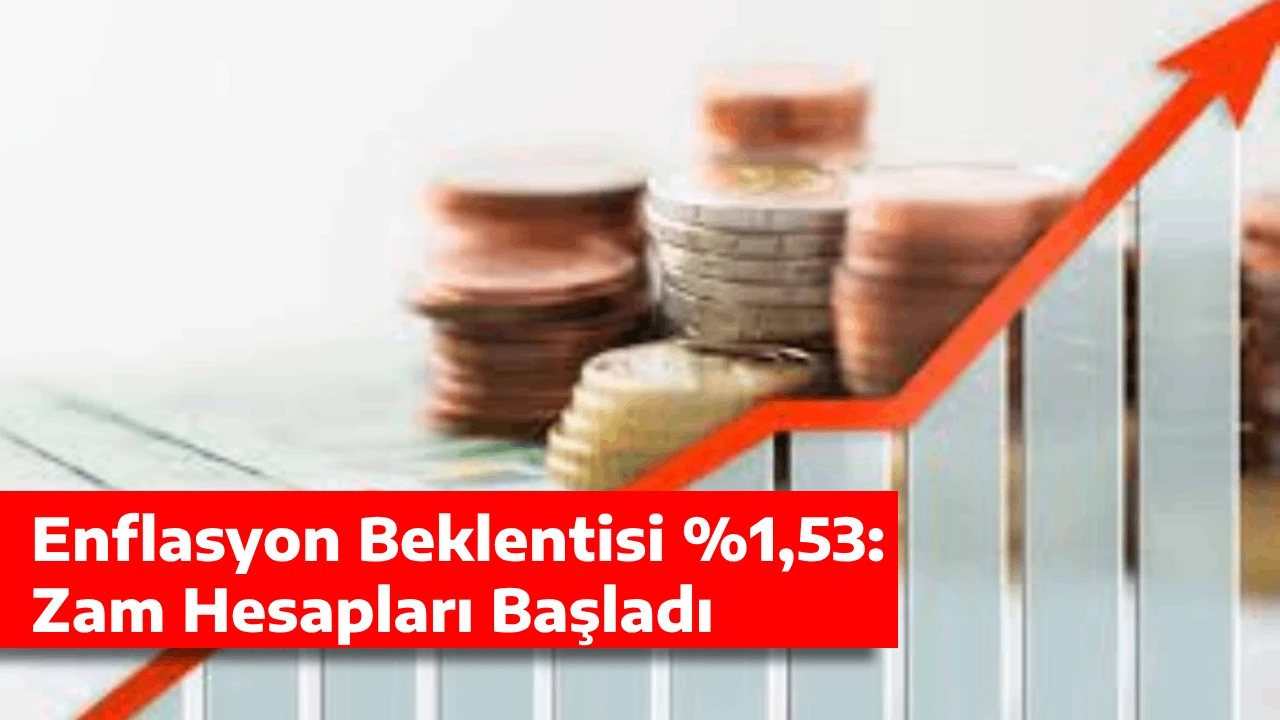 Enflasyon Beklentisi %1,53: Zam Hesapları Başladı