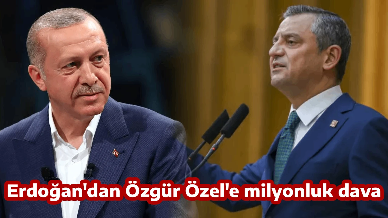 Erdoğan'dan &Ouml;zg&uuml;r &Ouml;zel'e milyonluk dava