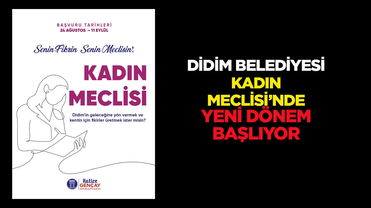 Kadınların s&ouml;z&uuml;, Didim&rsquo;in geleceğine y&ouml;n verecek