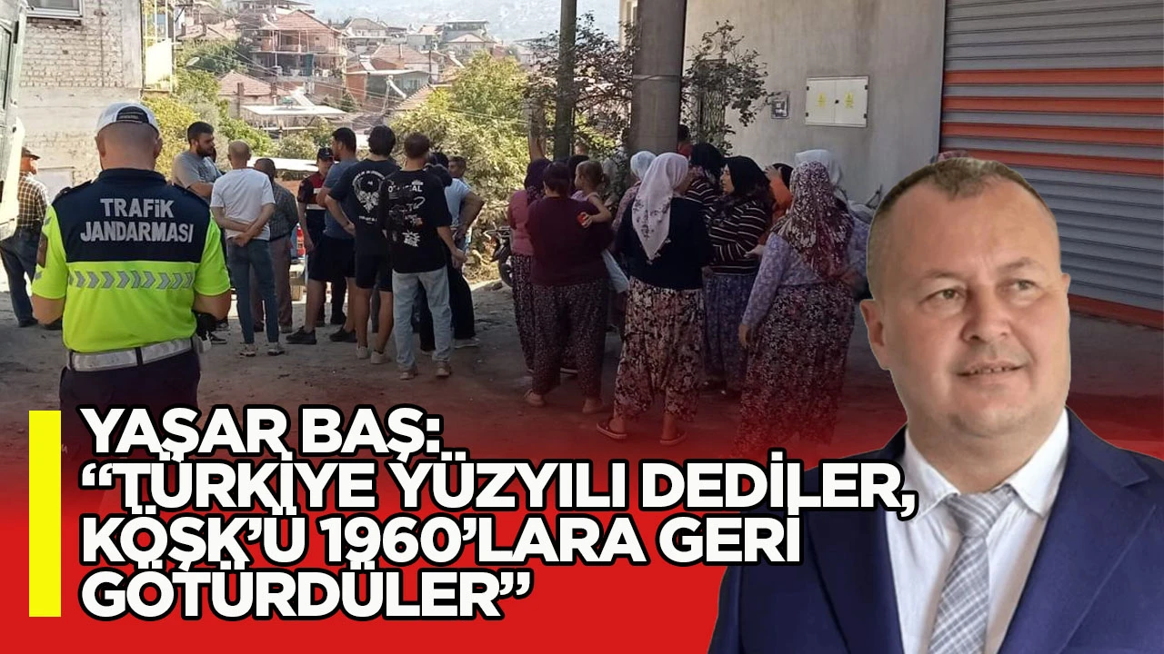 K&ouml;yl&uuml;ler yol kapattı   