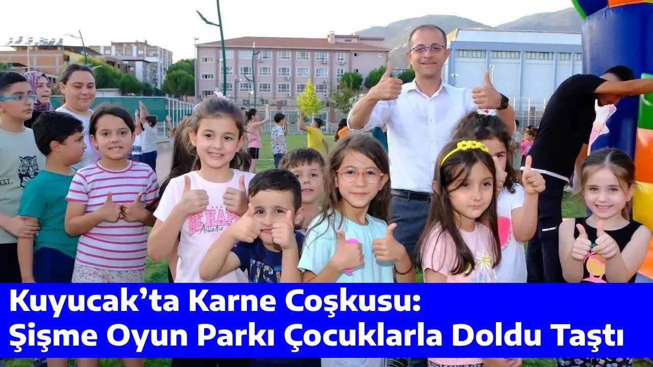 Kuyucak’ta Karne Coşkusu: Şişme Oyun Parkı Çocuklarla Doldu Taştı