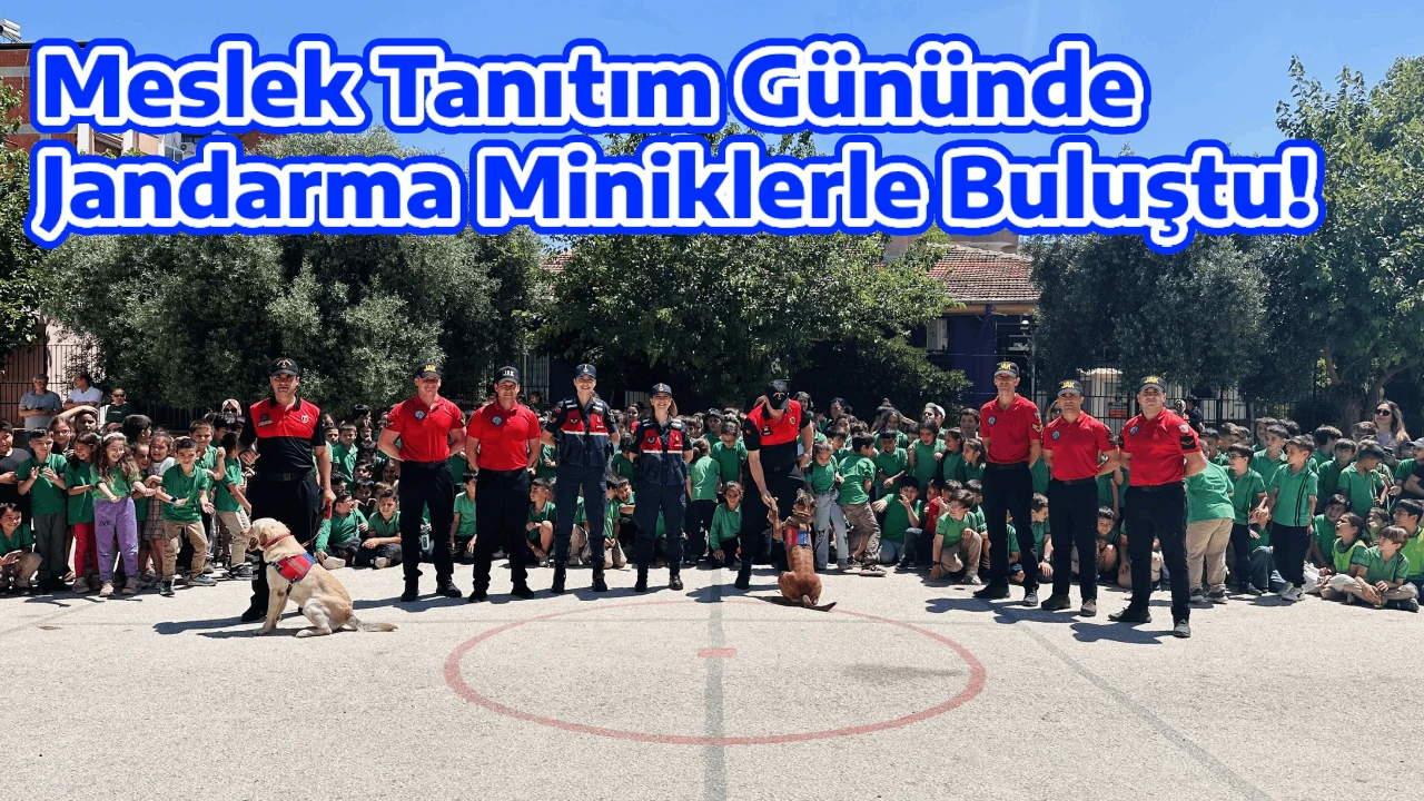 Meslek Tanıtım Gününde Jandarma Miniklerle Buluştu!