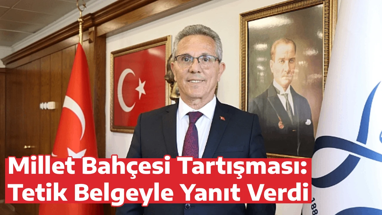 Millet Bah&ccedil;esi Tartışması: Tetik Belgeyle Yanıt Verdi