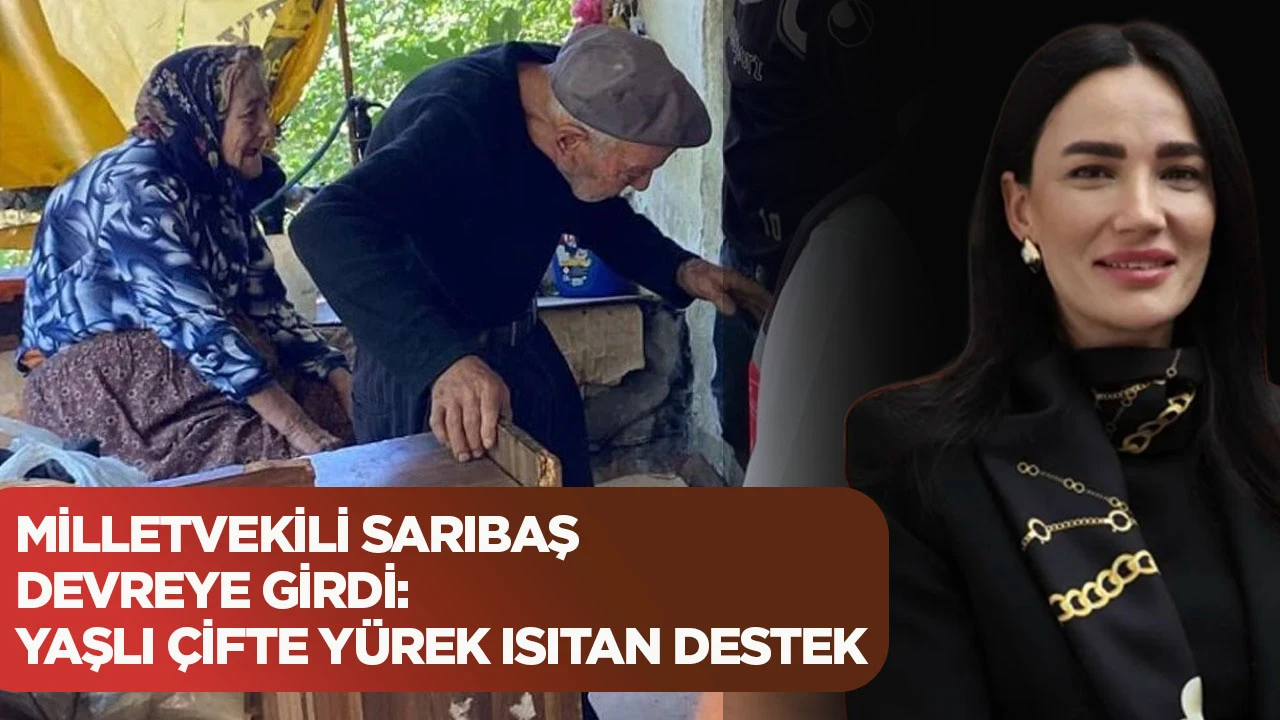 MİLLETVEKİLİ SARIBAŞ DEVREYE GİRDİ: YAŞLI &Ccedil;İFTE Y&Uuml;REK ISITAN DESTEK