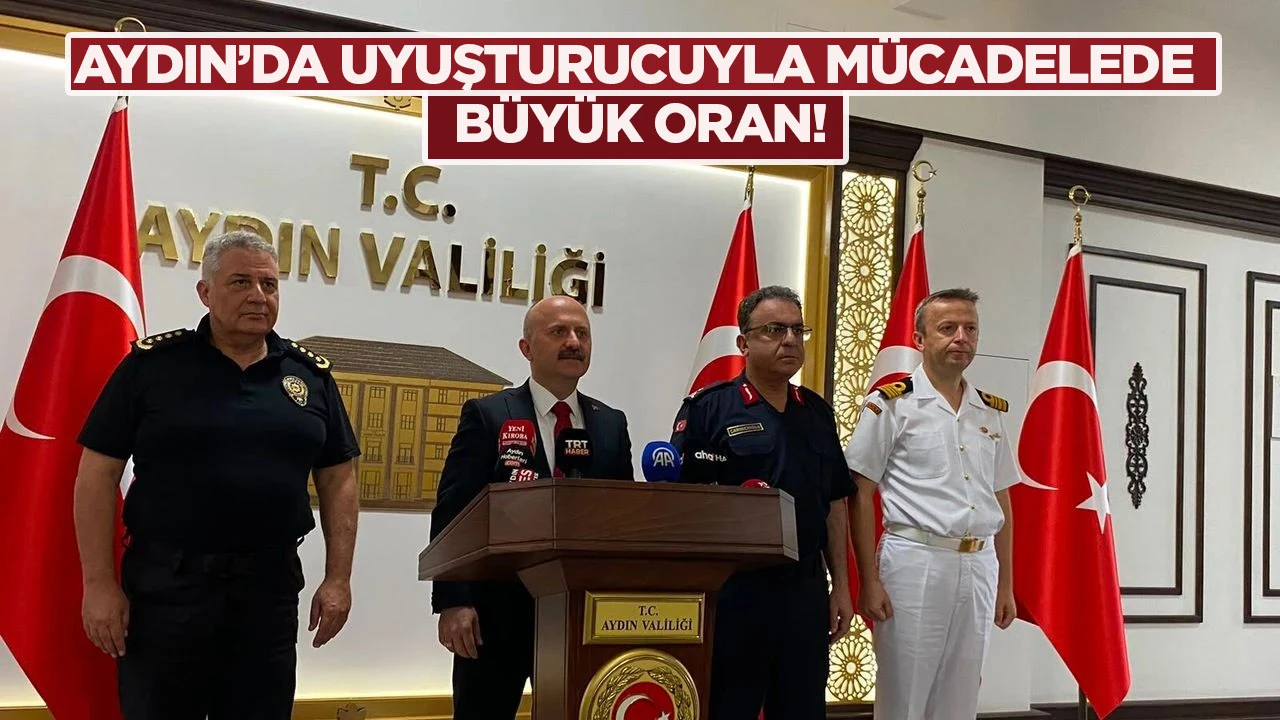 AYDIN&rsquo;DA UYUŞTURUCUYLA M&Uuml;CADELEDE B&Uuml;Y&Uuml;K ORAN!