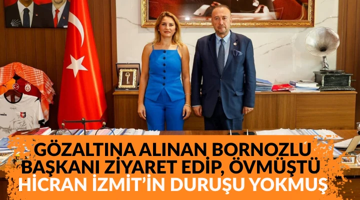 G&Ouml;ZALTINA ALINAN BORNOZLU BAŞKANI ZİYARET EDİP, &Ouml;VM&Uuml;ŞT&Uuml;  HİCRAN İZMİT&rsquo;İN DURUŞU YOKMUŞ