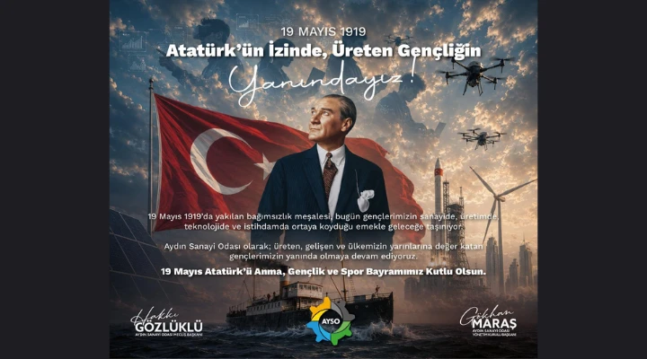 AYDIN SANAYİ ODASI 19 MAYIS KUTLAMA İLANI