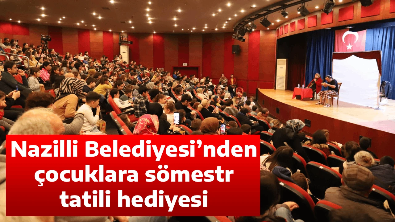 Nazilli Belediyesi&rsquo;nden &ccedil;ocuklara s&ouml;mestr tatili hediyesi